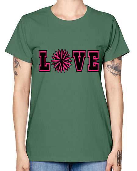 Love 694# - cheer -  Missy T-Shirt