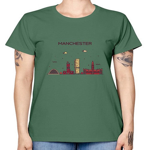 Manchester 1229# - cities -  Missy T-Shirt