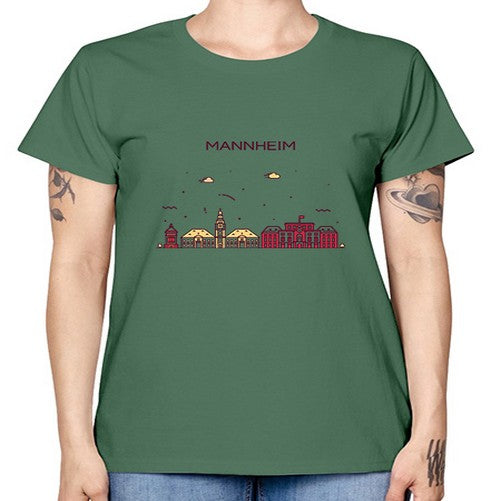 Mannheim 1237# - cities -  Missy T-Shirt