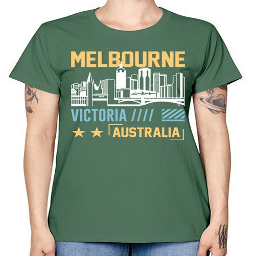 Melbourne 1271# - cities -  Missy T-Shirt