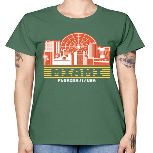 Miami 1284# - cities -  Missy T-Shirt