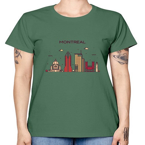 Montreal 1349# - cities -  Missy T-Shirt