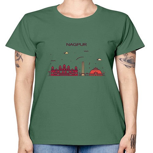 Nagpur 1401# - cities -  Missy T-Shirt