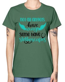 Not All Angels Have Style Style 1134# - nurse -  Missy T-Shirt