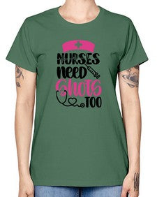 Nurses Need Shots Too Style Style 1252# - nurse -  Missy T-Shirt