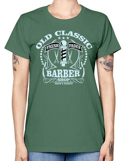 Old Classic Barber1285# - barber -  Missy T-Shirt