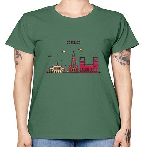 Oslo 1554# - cities -  Missy T-Shirt