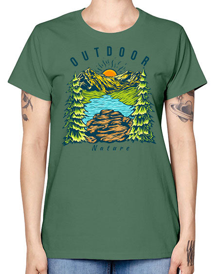 Outdoor Nature 17# - nature -  Missy T-Shirt