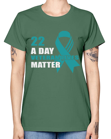 PTSD a Day Veteran 12# - PTSD -  Missy T-Shirt