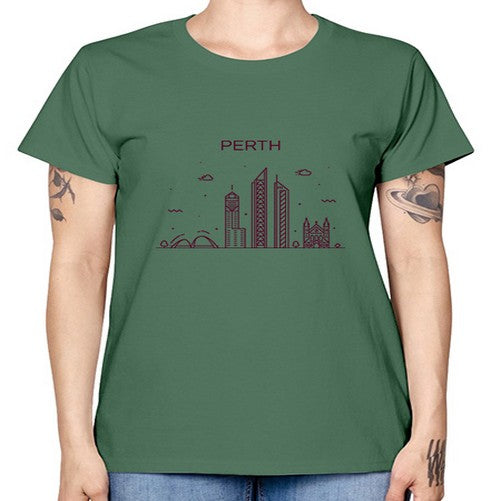 Perth 1595# - cities -  Missy T-Shirt