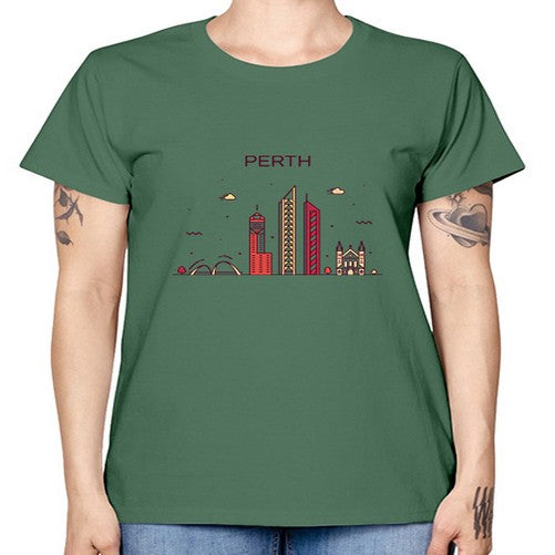 Perth 1598# - cities -  Missy T-Shirt
