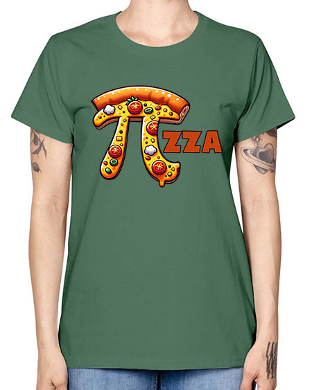 Pizza Pi Day Funny 40# - pi -  Missy T-Shirt