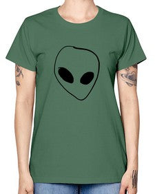 Pocket Alien 22# - ufo -  Missy T-Shirt