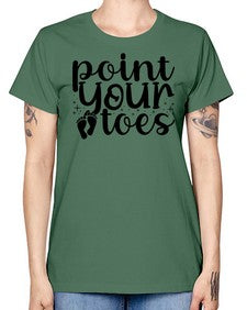 Point your toes 172# - ballet -  Missy T-Shirt
