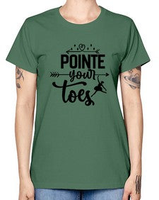 Pointe your toes 177# - ballet -  Missy T-Shirt