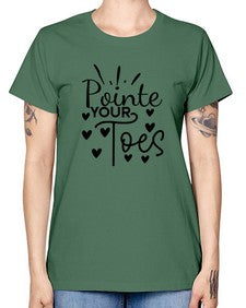 Pointe your toes 178# - ballet -  Missy T-Shirt