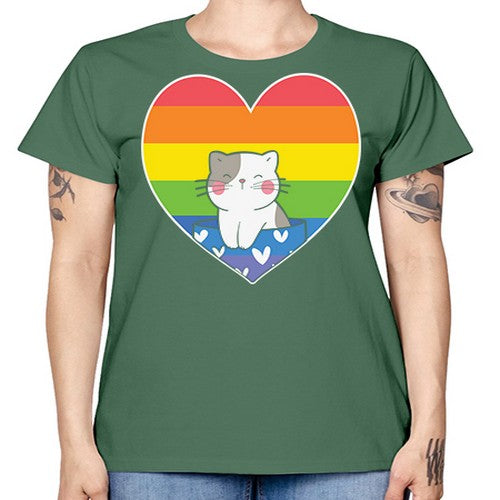 Pride Cat LGBT Kawaii Cats Anime 276# - anime -  Missy T-Shirt