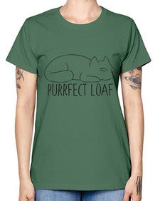 Purrfect Loaf - cats -  Missy T-Shirt