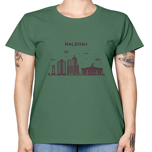 Raleigh 1708# - cities -  Missy T-Shirt