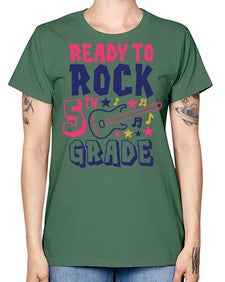 Ready To Rock fifth 727# - fifth grade -  Missy T-Shirt