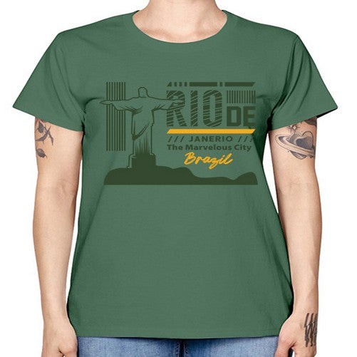 Rio de Janerio 1734# - cities -  Missy T-Shirt