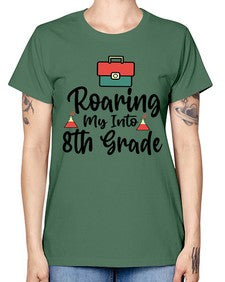 Roaring My Into eighth Grade 757# - eighth grade -  Missy T-Shirt