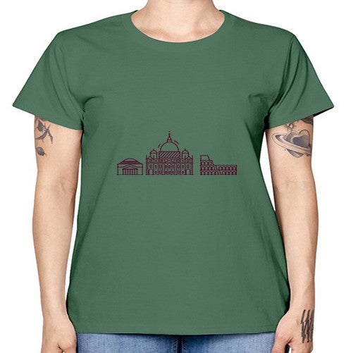 Rome 1749# - cities -  Missy T-Shirt