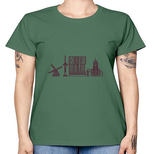 Rotterdam 1753# - cities -  Missy T-Shirt