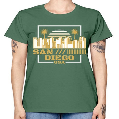 San Diego 1775# - cities -  Missy T-Shirt