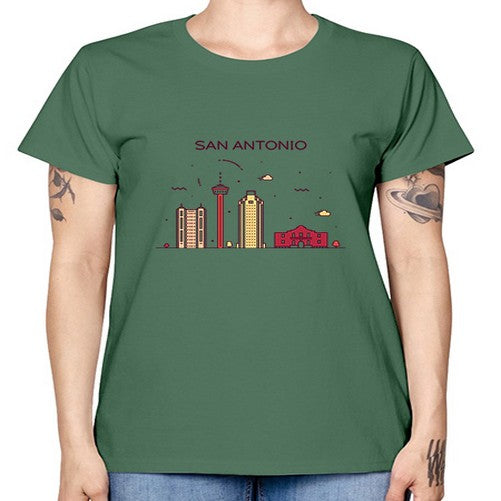 SanAntonio 1784# - cities -  Missy T-Shirt