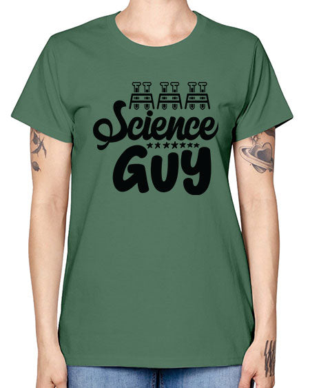 Science Guy 117# - general science -  Missy T-Shirt