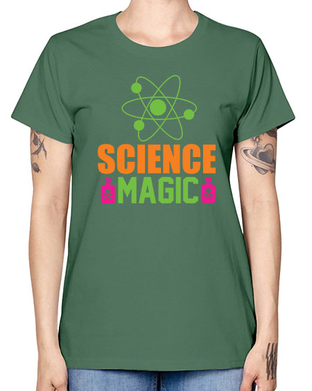Science Magic 68# - general science -  Missy T-Shirt