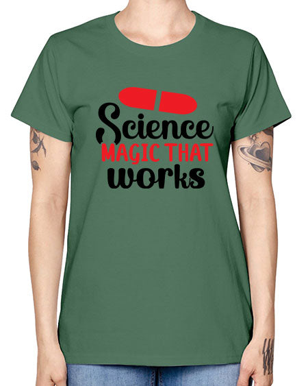 Science Magic that works 76# - general science -  Missy T-Shirt