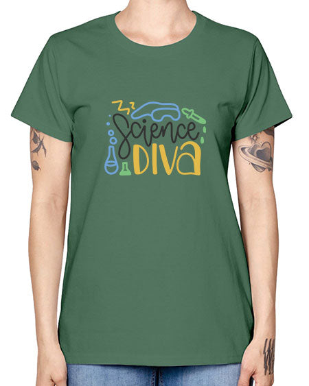 Sciencediva 43# - general science -  Missy T-Shirt