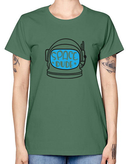 Spacedude 12# - space -  Missy T-Shirt