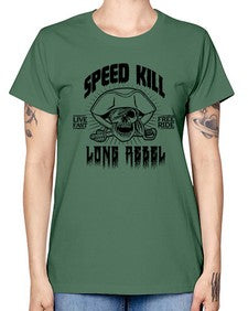 Speed kill 1107# - graphic -  Missy T-Shirt