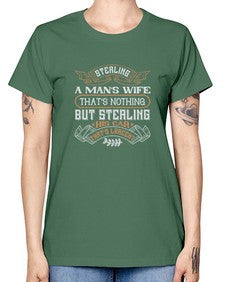 Stealing a mans wife thats nothing but stealing his car thats larceny 68# - car -  Missy T-Shirt