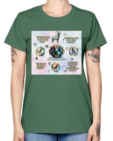 Straight Capricorn 471# - capricorn -  Missy T-Shirt