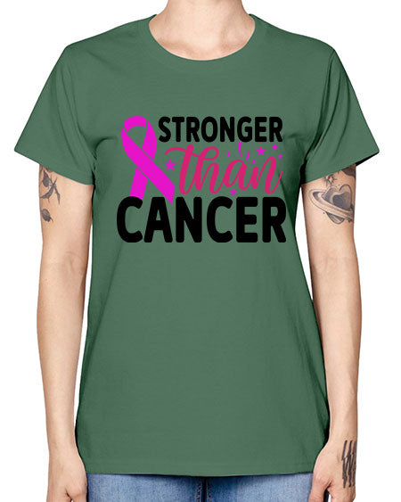 Stronger Than Cancer 6# - breast cancer -  Missy T-Shirt