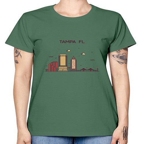 TampaFL 1946# - cities -  Missy T-Shirt