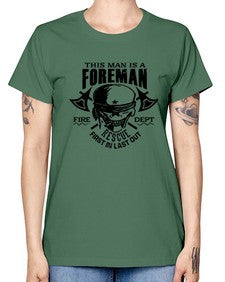 This man is 1166# - skull and bones -  Missy T-Shirt
