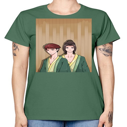 Two man in a hot spring 18# - anime -  Missy T-Shirt