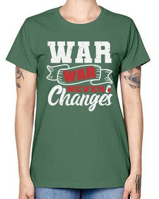 Warwar never changes 54# - video games -  Missy T-Shirt