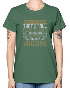We all know that small cars are good for us But so is cod liver oil And jogging 88# - car -  Missy T-Shirt