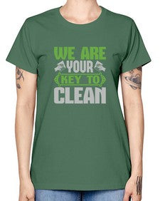 We are your key to clean Style 464# - cleaner -  Missy T-Shirt