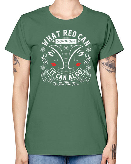 What red can do for the spirit it can also do for the face Style 175# - beauty - fashion -  Missy T-Shirt