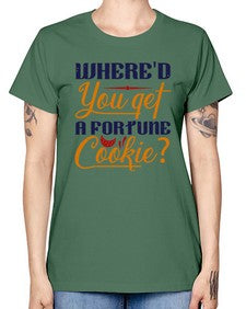 Whered you get that from a fortune cookie 165# - chess -  Missy T-Shirt