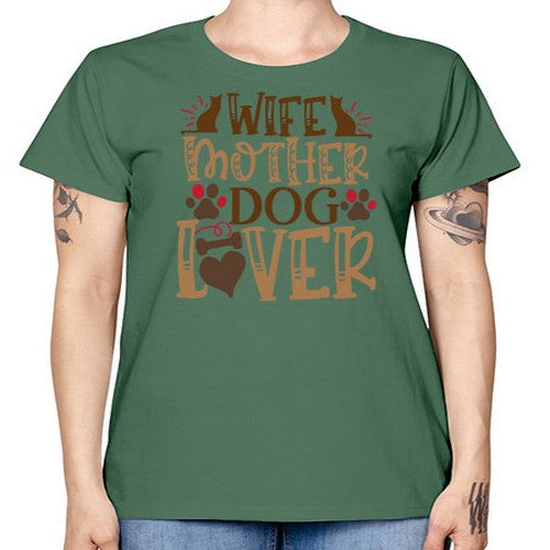 Wife Mother Dog Lover Style 58# - dogs -  Missy T-Shirt