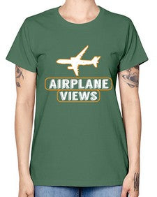 airplane views  5# - airplane -  Missy T-Shirt