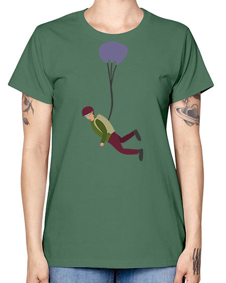 all in one 09# - parachute -  Missy T-Shirt